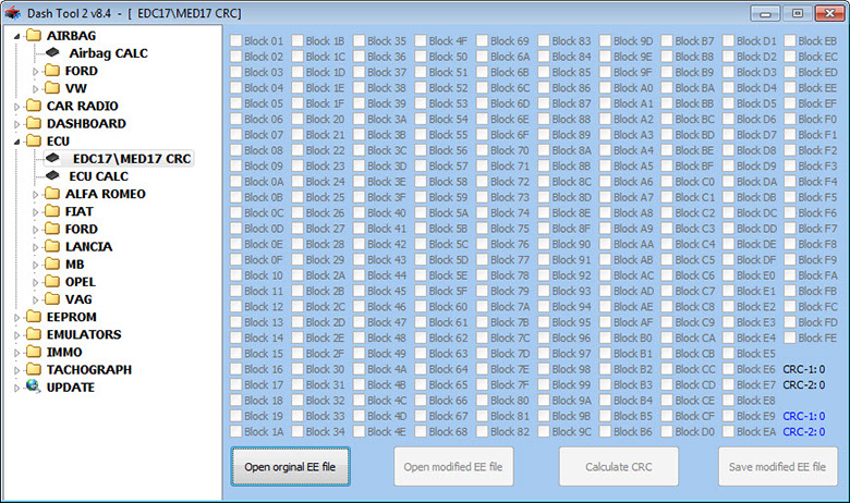 X-Tool EDC17 Screenshot