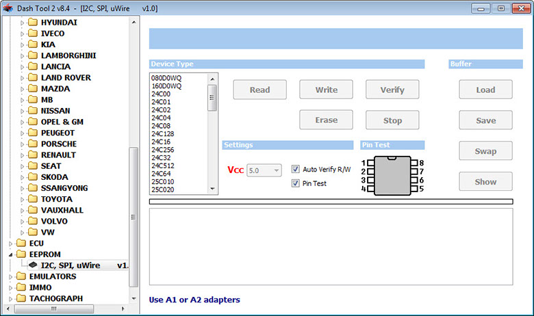 X-Tool EEPROM Screenshot